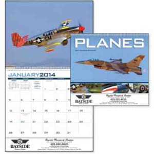 Planes Appointment Calendars, Custom Printed With Your Logo!