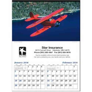 Custom Printed Planes Executive Calendars