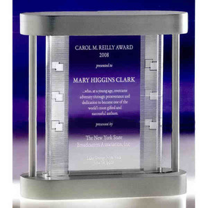 Plaque 3D Unique Crystal Awards, Custom Engraved With Your Logo!