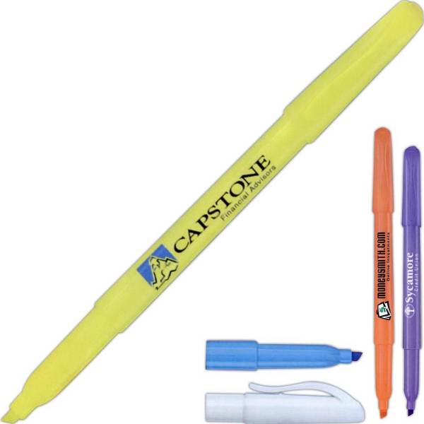 Pocket Highlighters, Custom Printed With Your Logo!