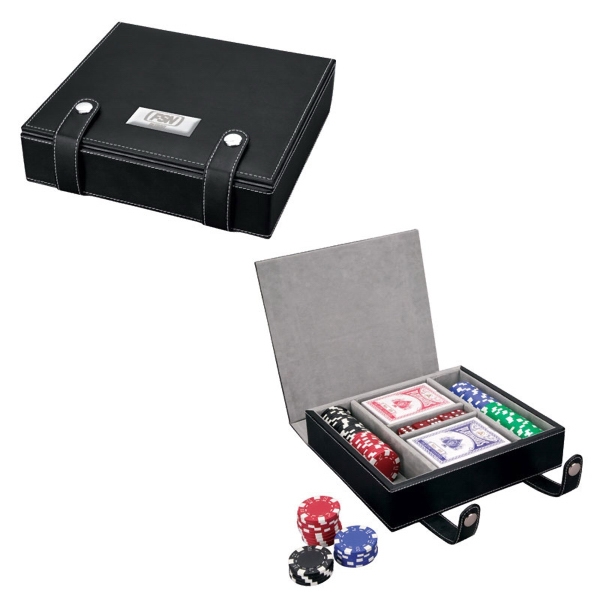 100 Chip Professional Poker Sets, Personalized With Your Logo!
