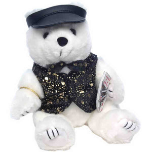 Poker Stuffed Bears, Custom Printed With Your Logo!