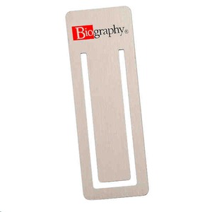 Polished Silver Finished Bookmarks, Custom Printed With Your Logo!