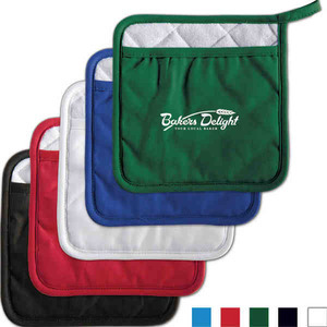 Pot Holders with Pockets, Custom Printed With Your Logo!