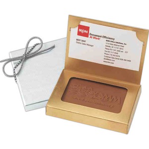 Private Label Business Card Chocolate Boxes, Custom Imprinted With Your Logo!
