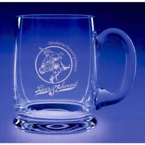 Prosit Hand Blown Mug Crystal Gifts, Custom Imprinted With Your Logo!