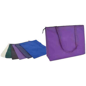 Custom Imprinted Purple Color Tote Bags