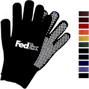 PVC Dot Palm Knit Gloves, Custom Printed With Your Logo!