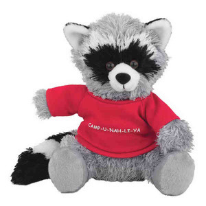 Stuffed Raccoons, Personalized With Your Logo!