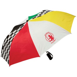 Racing Theme Umbrellas, Custom Printed With Your Logo!