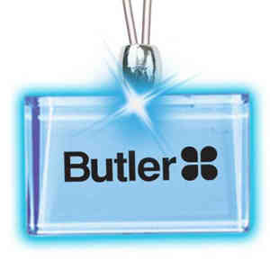 Rectangle Shaped Glowing Necklaces, Custom Decorated With Your Logo!