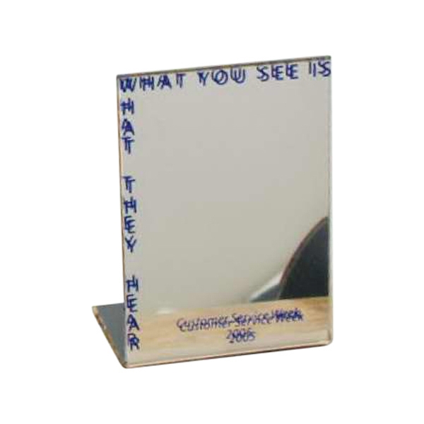 Desktop Easel Mirrors, Custom Printed With Your Logo!