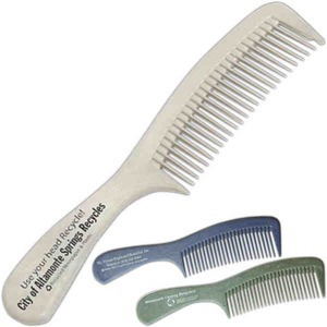 Recycled Material Combs, Custom Imprinted With Your Logo!