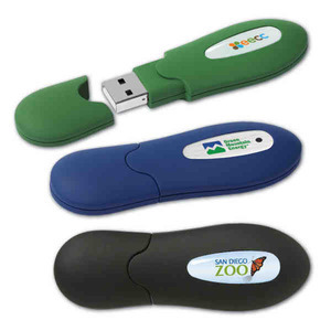 Recycled Material USB Drives, Custom Printed With Your Logo!