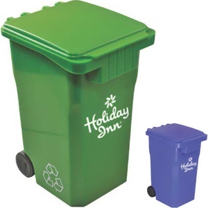 Recycling Bin Pen Holders, Custom Imprinted With Your Logo!