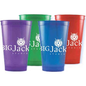 Red Color Stadium Cups, Custom Designed With Your Logo!