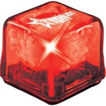 Customized Red Cool Gel Light Up Ice Cubes