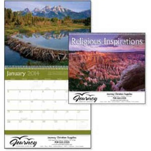 Religious Inspirations Appointment Calendars, Custom Decorated With Your Logo!