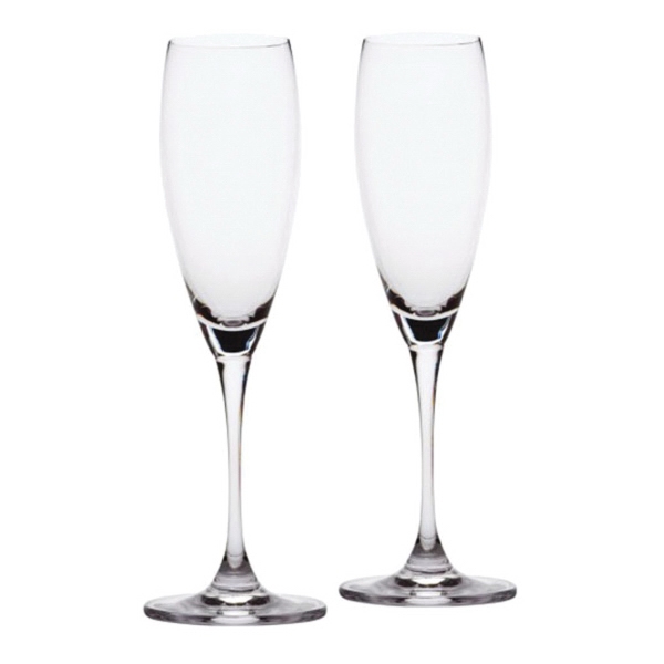 Flute Wine Glasses, Personalized With Your Logo!