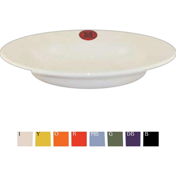 Rolled Edge Rim Dinnerware Soup Bowls, Custom Made With Your Logo!