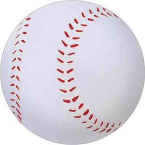 Rubber Bouncing Baseballs, Custom Printed With Your Logo!