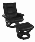 Safety, Recognition and Incentive Program Kathy Ireland Black Euro Recliner and Ottoman!