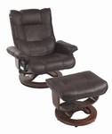 Safety, Recognition and Incentive Program Kathy Ireland Burgandy Euro Recliner and Ottoman!
