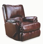 Safety, Recognition and Incentive Program Lane Top Grain Brown Leather Swivel Recliner!