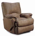 Safety, Recognition and Incentive Program Lane Top Grain Putty Leather Swivel Recliner!