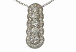 Safety, Recognition and Incentive Program Antwerp Diamonds 14K Gold 5 Diamond Row Pendant!