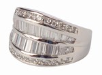 Safety, Recognition and Incentive Program Ladies' Sterling Silver 2 CTTW CZ Ring!