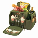 Safety, Recognition and Incentive Program Picnic Time 14 Piece Service for 2 in Pine Green!