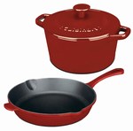 Safety, Recognition and Incentive Program Cuisinart Chef's Classic Red 3 Piece Enameled Cast Iron Cookware Set!