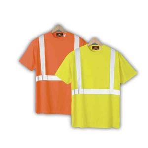 Safety Reflective T-Shirts without a Pocket, Custom Printed With Your Logo!