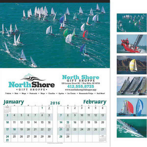 Sailing Executive Calendars, Custom Imprinted With Your Logo!