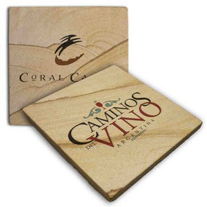 Sandstone Coasters, Custom Imprinted With Your Logo!