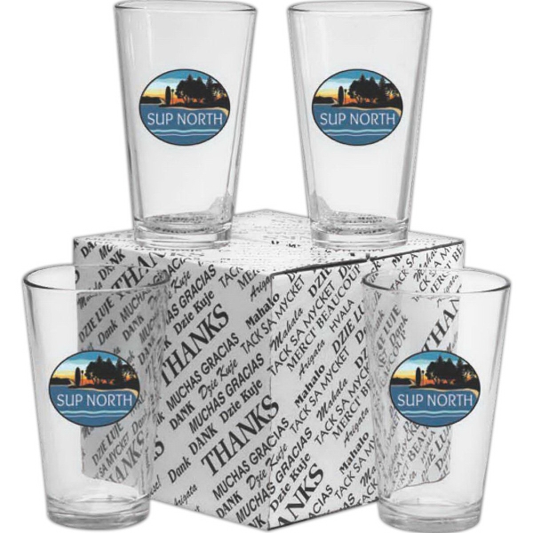 Pint Glass Sets, Customized With Your Logo!