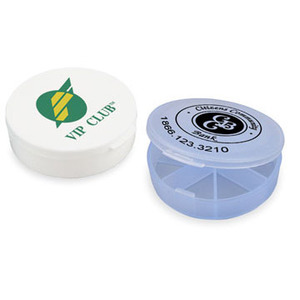Seven Compartment Pill Boxes, Custom Printed With Your Logo!