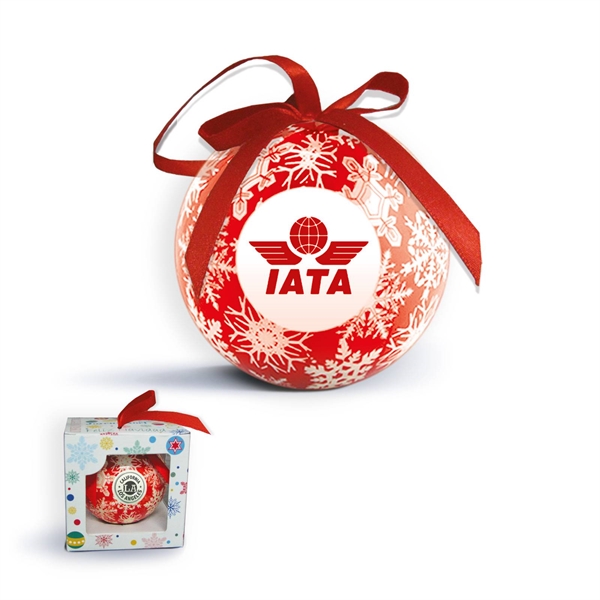 Ball Christmas Ornaments, Custom Imprinted With Your Logo!