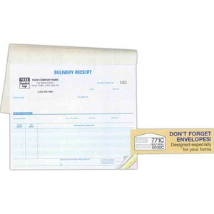 Custom Printed Shipping and Receiving Delivery Receipt Books