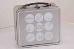 Custom Imprinted Silver Retro Lunch Boxes
