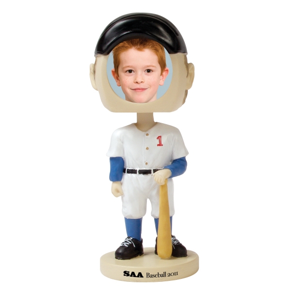 Baseball Player Bobble Head Picture Frames, Custom Printed With Your Logo!