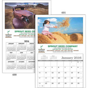 Single Sheet Custom Calendars, Personalized With Your Logo!