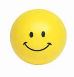 Custom Imprinted Smiley Face Stressball Squeezies
