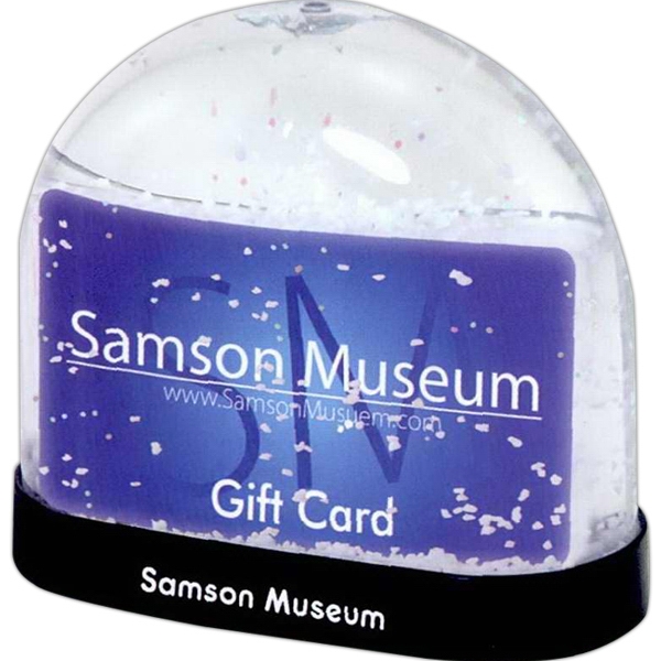 Gift Card Snow Globes, Custom Imprinted With Your Logo!