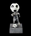 Soccer Ball Head Bobble Heads, Custom Printed With Your Logo!