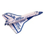 Custom Imprinted Space Shuttle Foam Airplanes