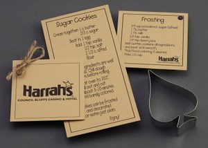 Spade Stock Shaped Cookie Cutters, Custom Printed With Your Logo!