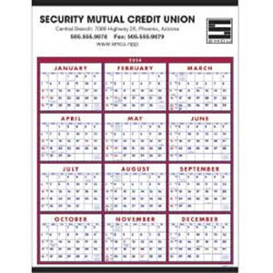 Span A Year Commercial Calendars, Personalized With Your Logo!