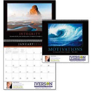 Sports Motivation Executive Calendars, Custom Imprinted With Your Logo!